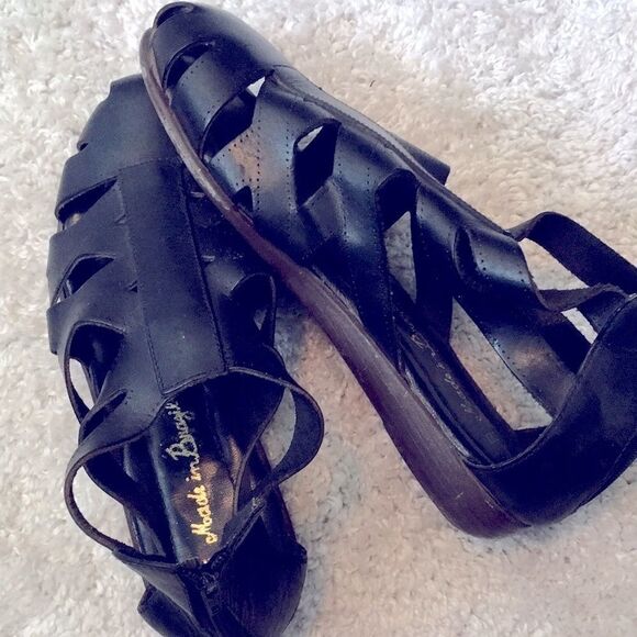 VINTAGE/ gladiator sandal 7.5 W - Picture 1 of 7